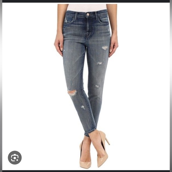 J Brand Alana distressed skinny jeans - Picture 1 of 6